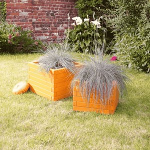 Bac à fleurs carré 30 x 30 x 28cm