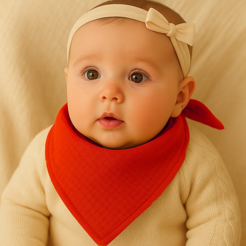 Langes en coton bio fraise (Papate) - Image 1