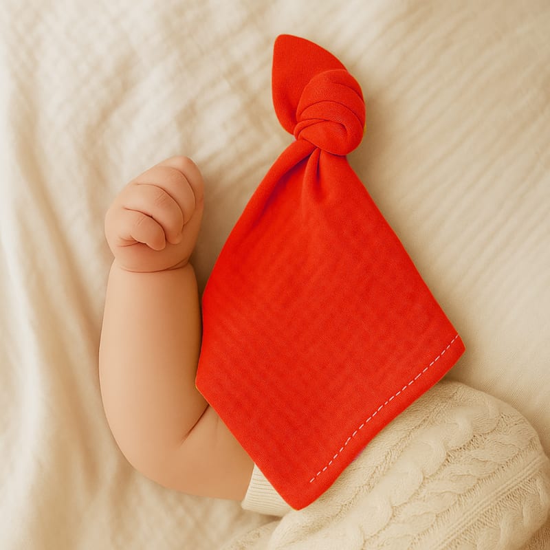 Langes en coton bio fraise (Papate) - Image 3