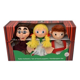 Set 3 marionnettes hansel et gretel