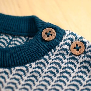 Pull tricot enfant baleine