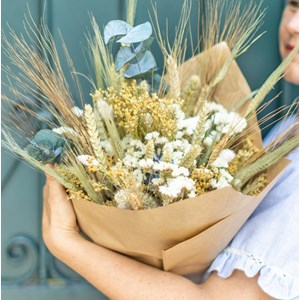 Bouquet de fleurs séchées naturel