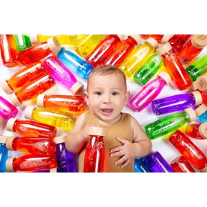 Bouteille sensorielle float orange