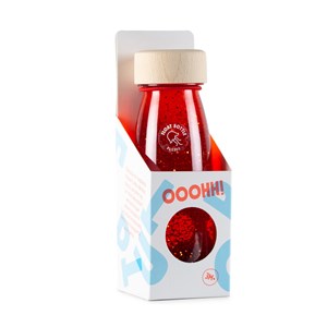 Bouteille sensorielle float rouge
