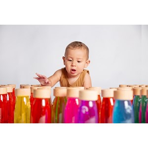 Bouteille sensorielle float rouge