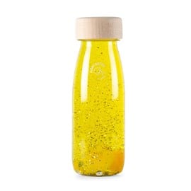 Bouteille sensorielle float jaune