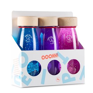 3 bouteilles sensorielles magic