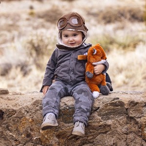 Peluche musicale frankie le renard