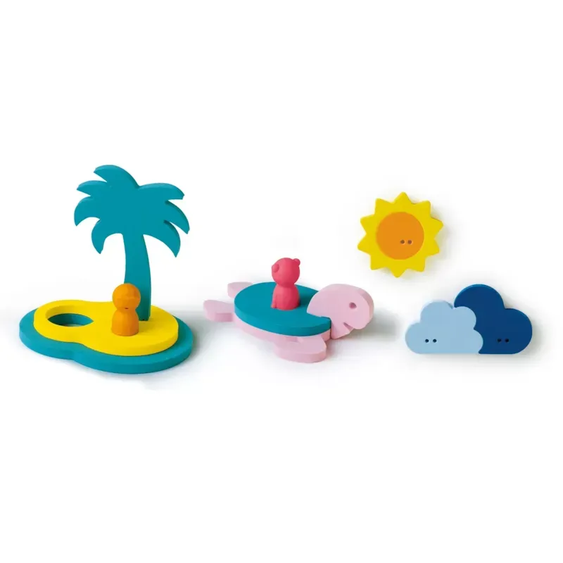Puzzle de bain - l'île aux trésors