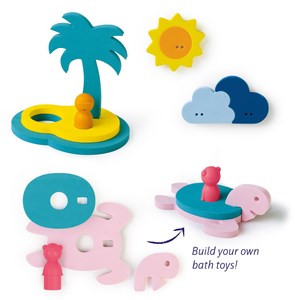 Puzzle de bain - l'île aux trésors