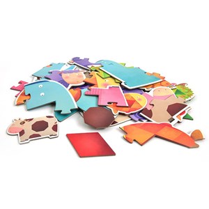 Mon 1er puzzle animaux géométriques