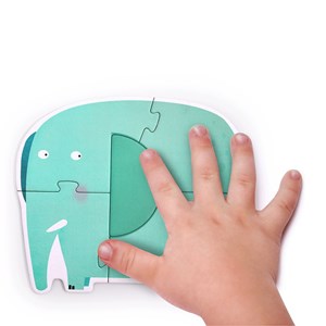 Mon 1er puzzle animaux géométriques