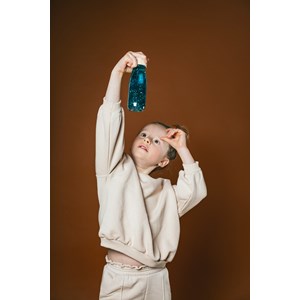 Bouteille sensorielle float turquoise