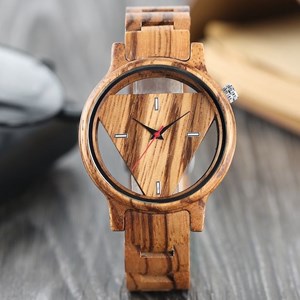 Montre bois homme zebrano