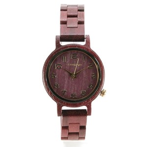 Montre full bois amarante