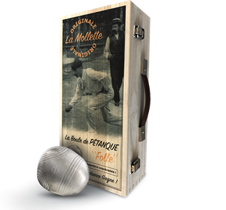 Jeu de pétanque la mollette