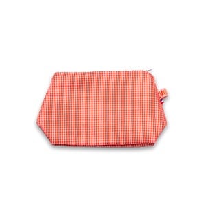 Trousse de toilette en coton bio vichy