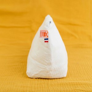 Trousse de toilette en coton bio blanc