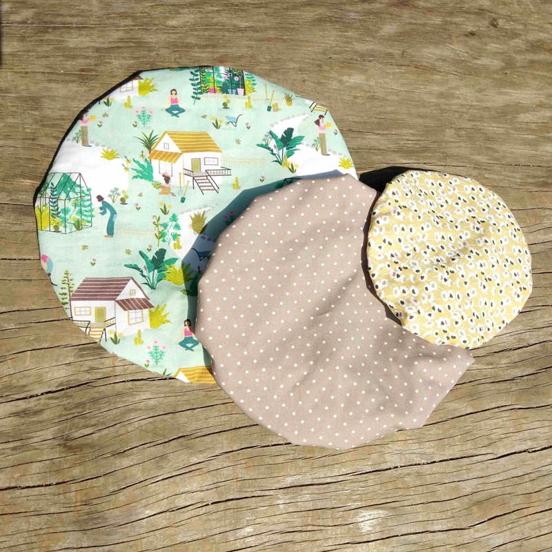 Unigreen - Lot de 3 charlottes couvre plat