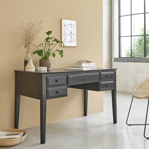 Bureau en bois de manguier noir