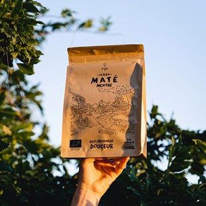 Maté menthe bio - eco recharge 500g