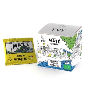 Maté citron bio - 15 sachets naturels