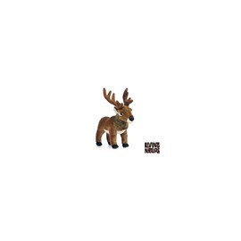 Peluche cerf élaphe 32 cm