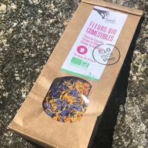 Fleurs comestibles séchées