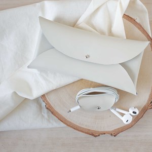 Kit diy - une pochette lunette en cuir