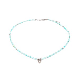 Collier lumia en pierres d'amazonite