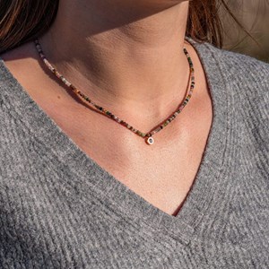Collier lumia en pierres de tourmaline