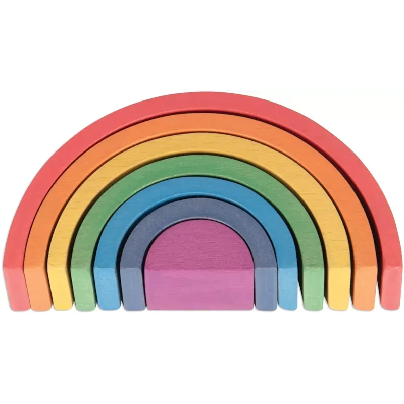 Petit arc-en-ciel en bois (Tickit) - Image 1