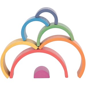 Petit arc-en-ciel en bois