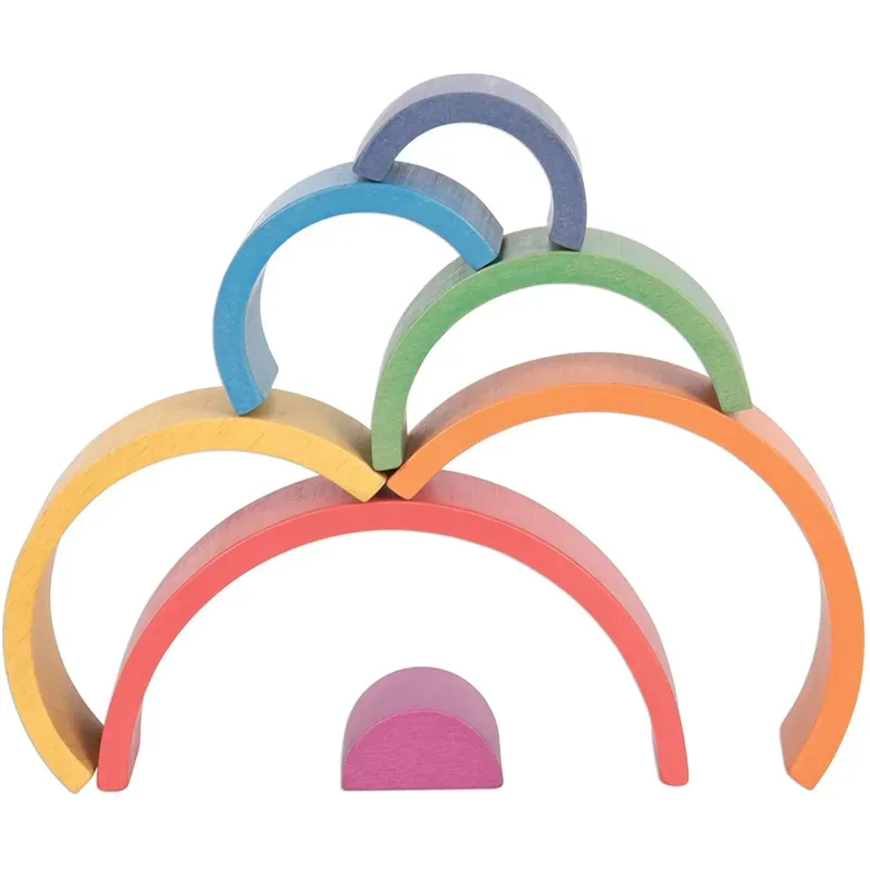 Petit arc-en-ciel en bois (Tickit) - Image 3