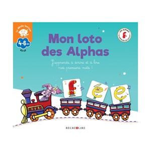 Mon loto des alphas - jouet créatif et éducatif, éveil sensoriel