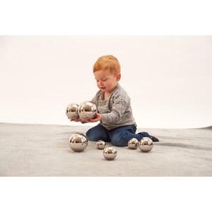 Balles sonores réfléchissantes argent?