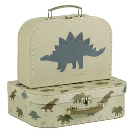 Lot de 2 valisettes - dinosaure -