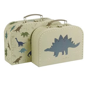 Lot de 2 valisettes - dinosaure -