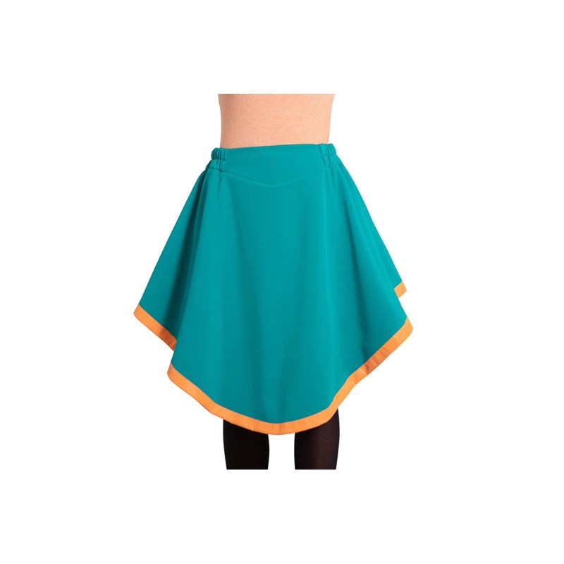 Sur-jupe hiver vélo - m-l - bleu