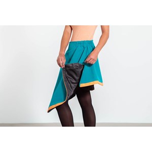 Sur-jupe hiver vélo - xl xxl - bleu