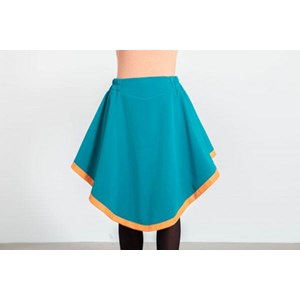 Holly sur-jupe hiver vélo - xs-s - bleu