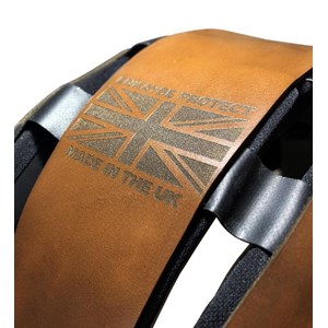 Casque vélo multi-impact en cuir