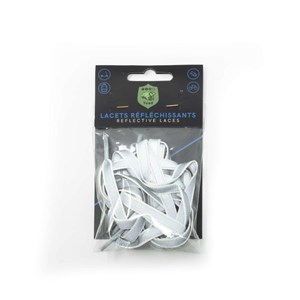 Toad lacets réfléchissants - blanc