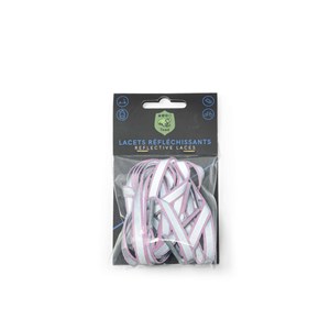 Toad lacets réfléchissants - rose