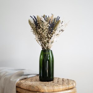 Vase bulle vert