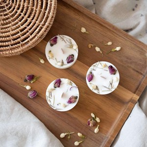 Trio bougies jasmin