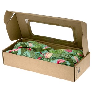 Bouillotte tour de cou tropical vert