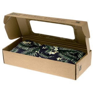 Bouillotte tour de cou tropical noir