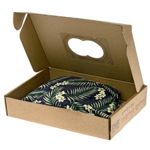 Bouillotte micro-ondes tropical noir