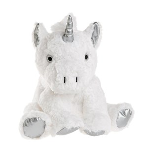 Peluche bouillotte déhoussable licorne